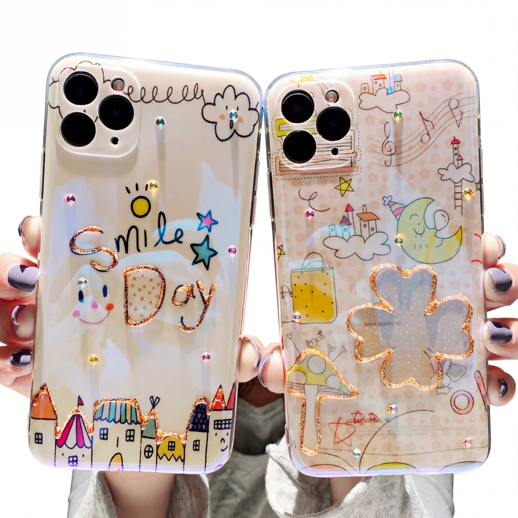 DreamGuard Cartoon Case with Full Lens Protection for iPhone 11–12 Series - TrendsToLife