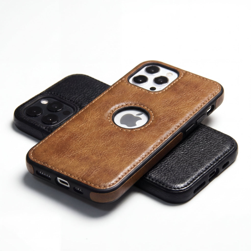 DriveLux Leather Stitch Design Case for iPhone 6–16 Series - TrendsToLife