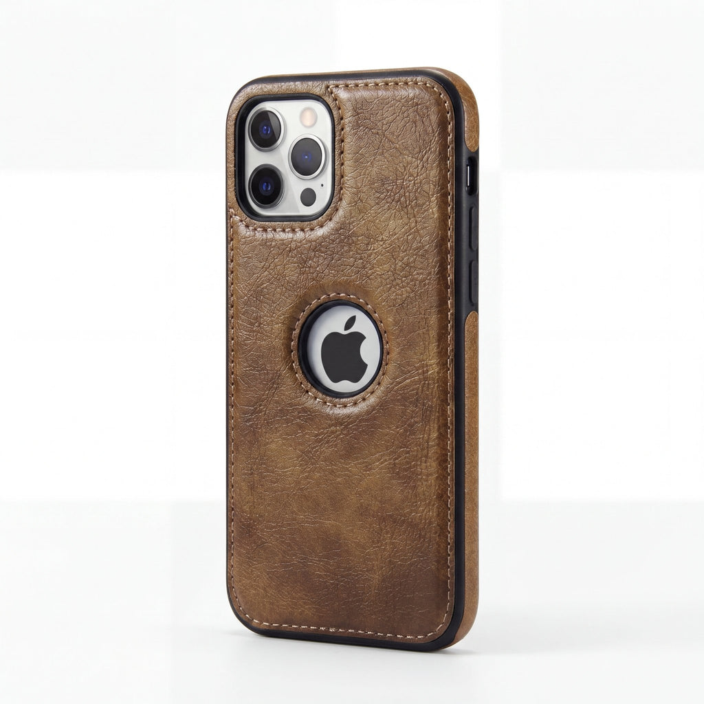 DriveLux Leather Stitch Design Case for iPhone 6–16 Series - TrendsToLife