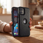 DriveLux Leather Stitch Design Case for iPhone 6–16 Series - TrendsToLife