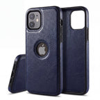 DriveLux Leather Stitch Design Case for iPhone 6–16 Series - TrendsToLife