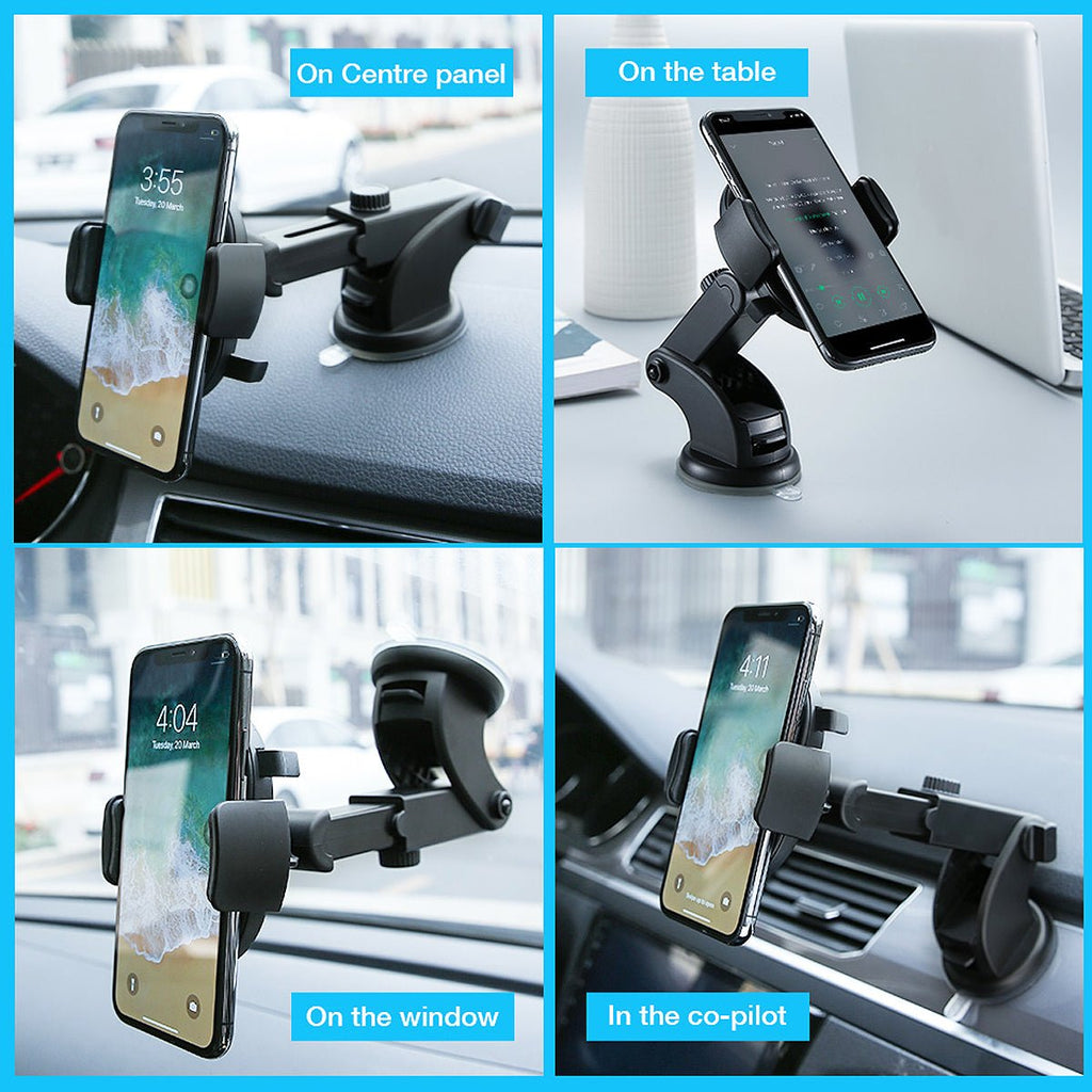 DriveView 360° Suction Cup Car Phone Holder Mount - TrendsToLife
