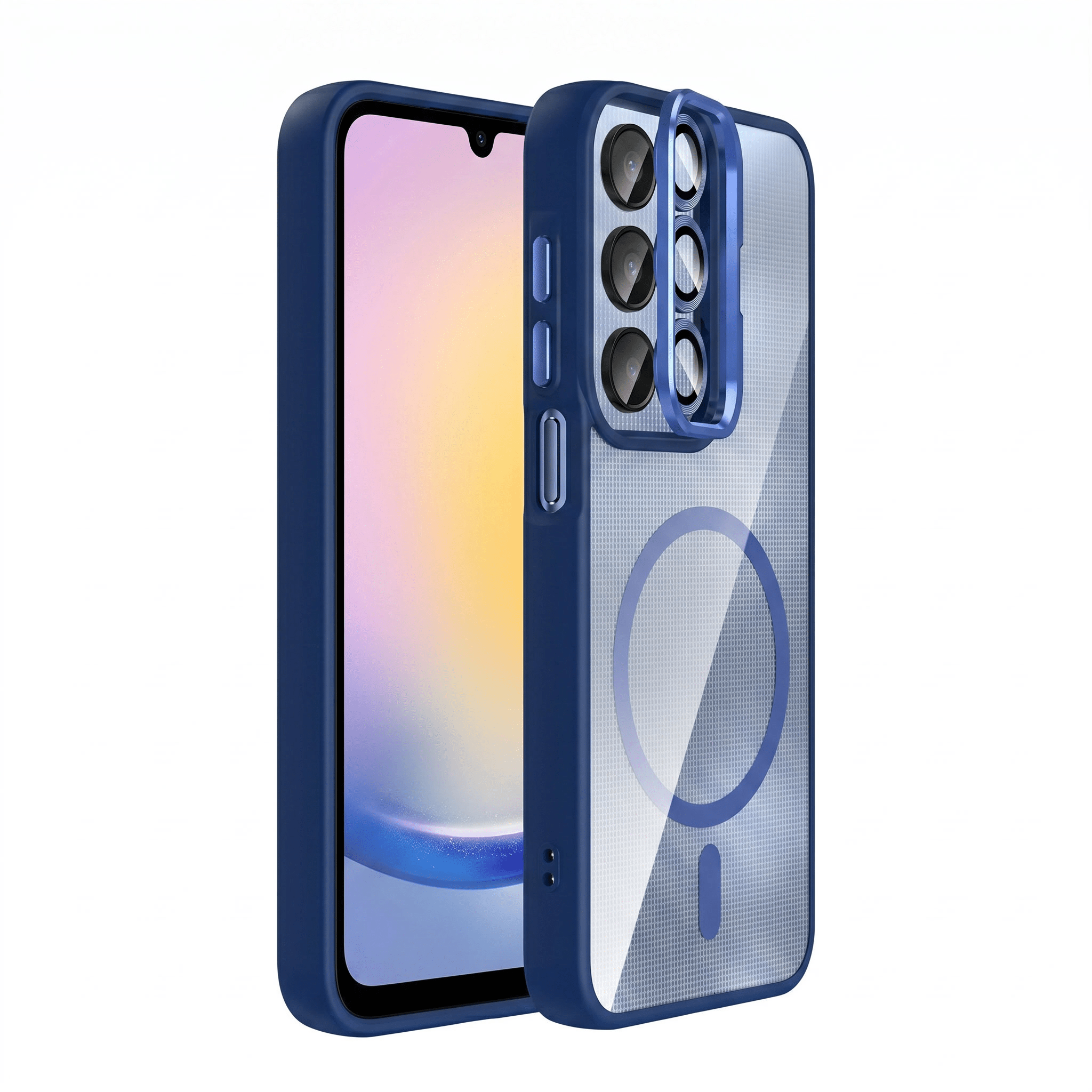 EtroGuard Stand Case – Lens Protection Kickstand Case – Samsung Galaxy A25 - TrendsToLife