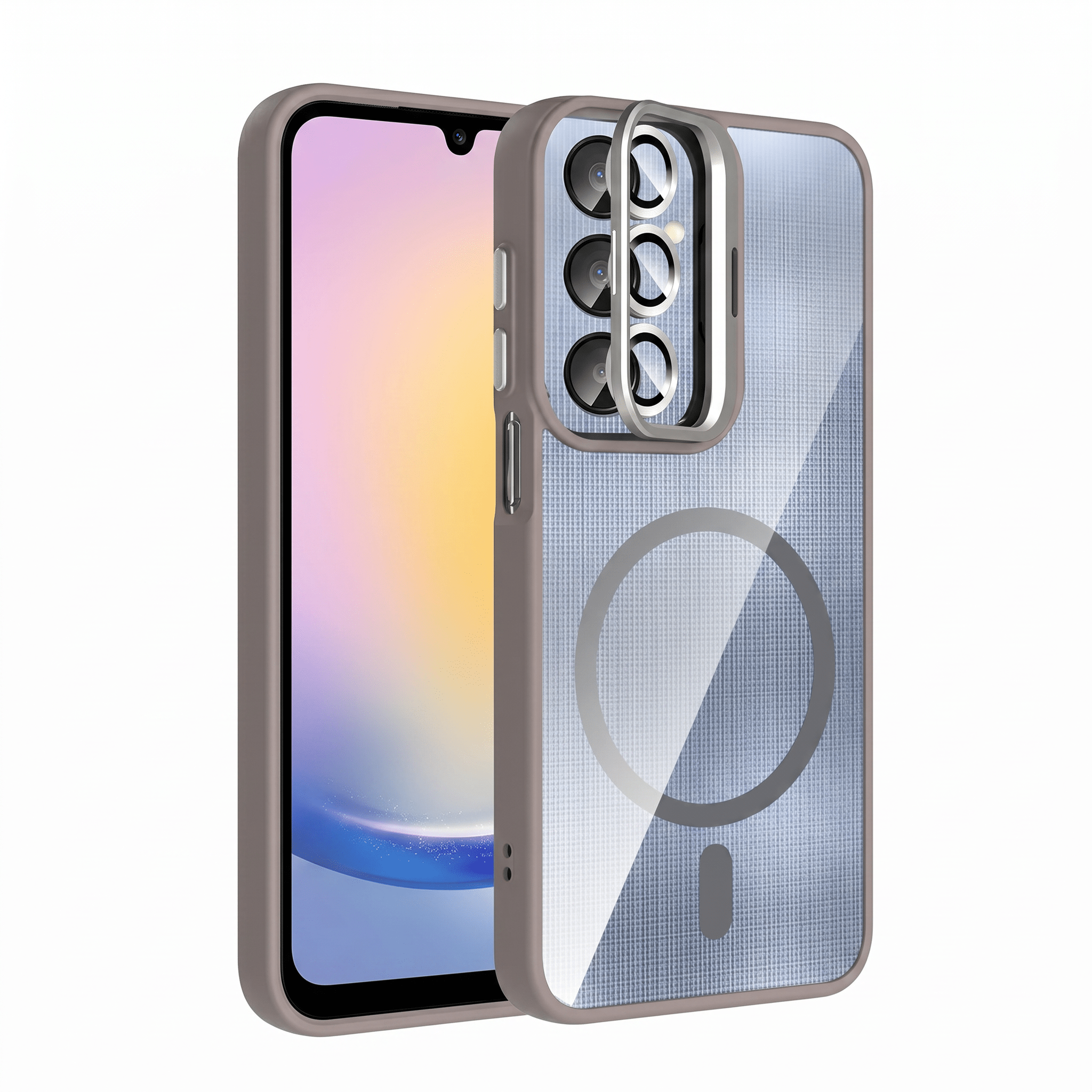EtroGuard Stand Case – Lens Protection Kickstand Case – Samsung Galaxy A25 - TrendsToLife