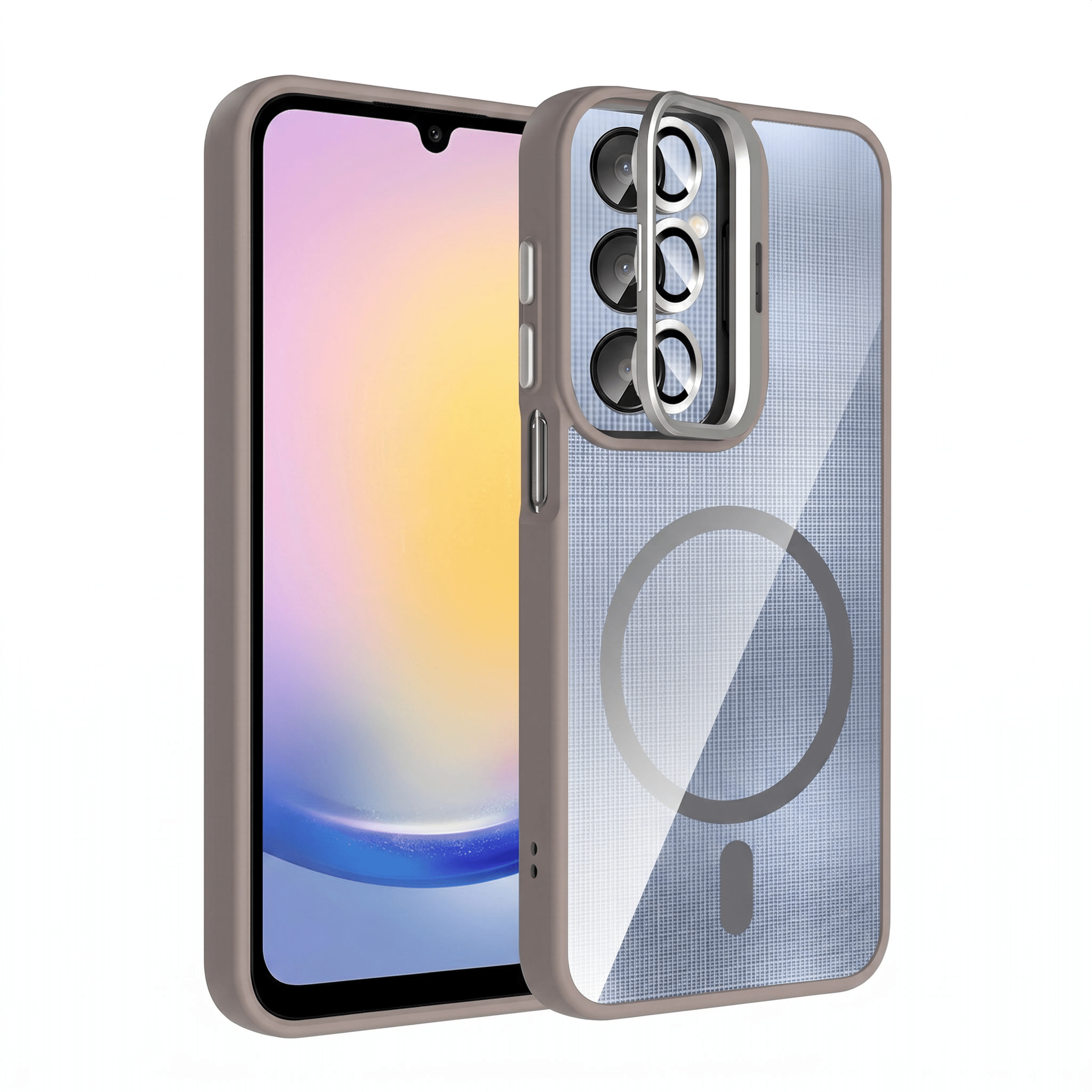 EtroGuard Stand Case – Lens Protection Kickstand Case – Samsung Galaxy A25 - TrendsToLife
