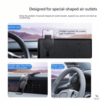 FlexCharge 15W Magnetic Wireless Charging Car Mount with Flexible Dashboard Arm - TrendsToLife
