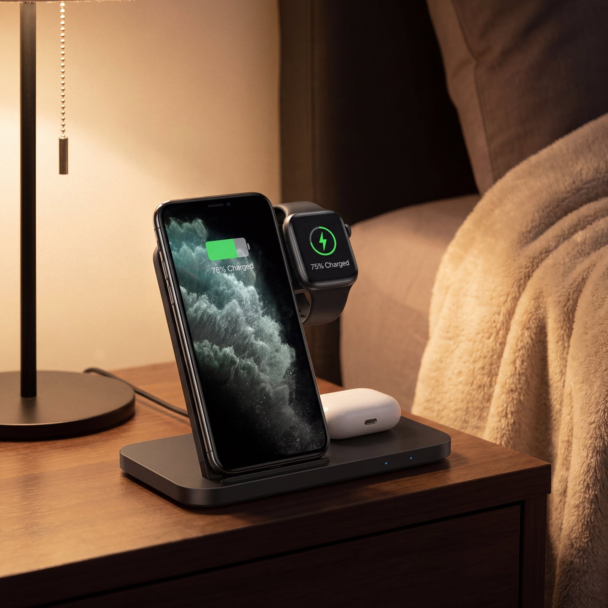FlexCharge Travel Dock 3-in-1 Foldable Magnetic Wireless Charger 15W - TrendsToLife