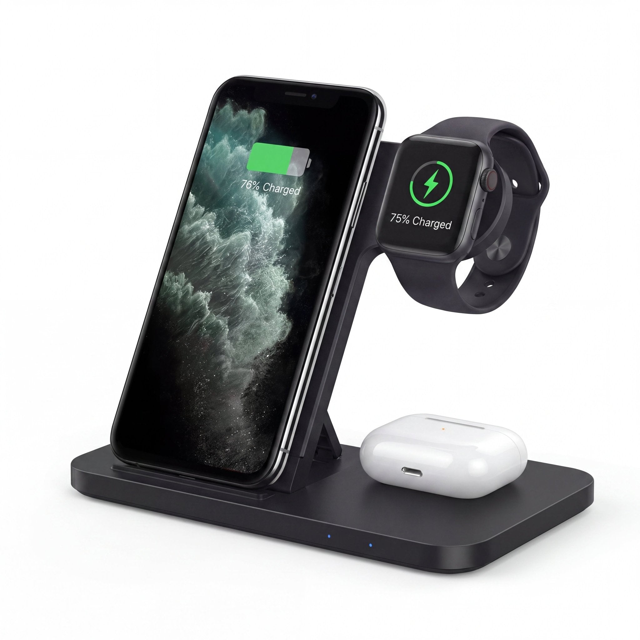 FlexCharge Travel Dock 3-in-1 Foldable Magnetic Wireless Charger 15W - TrendsToLife