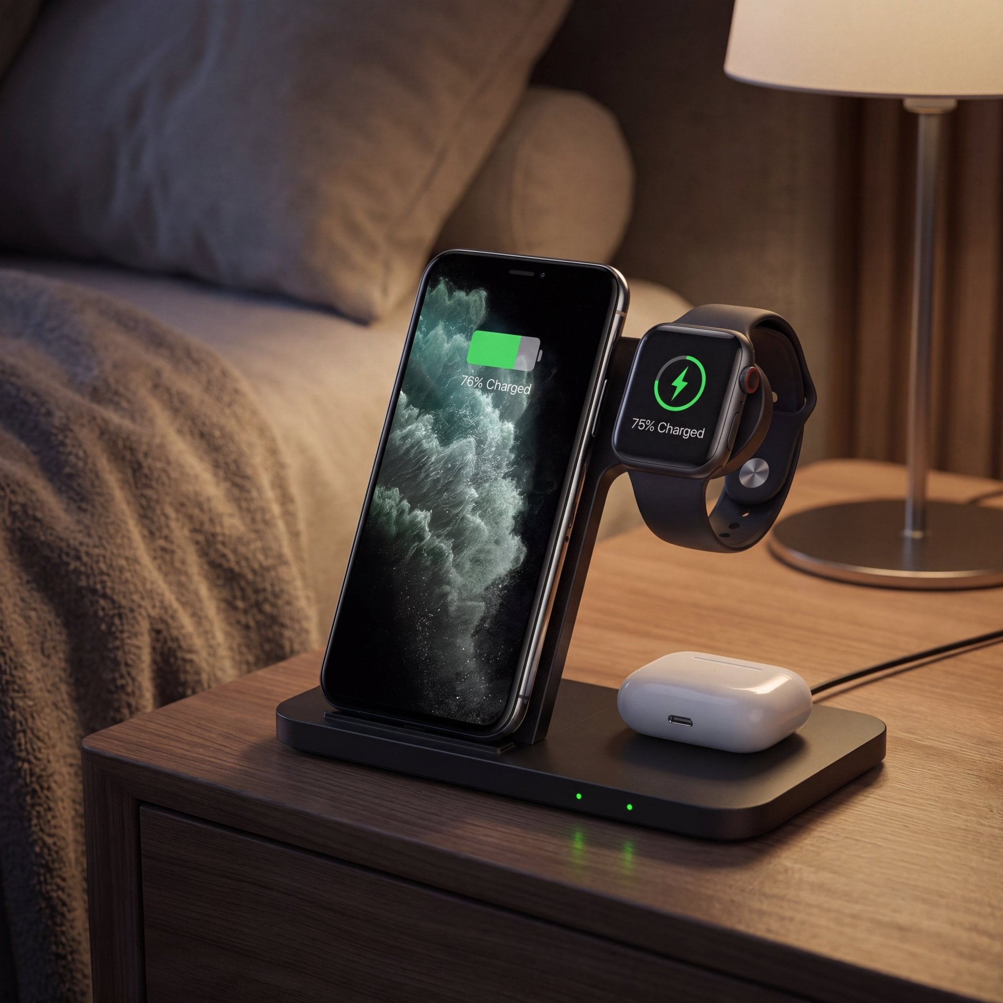 FlexCharge Travel Dock 3-in-1 Foldable Magnetic Wireless Charger 15W - TrendsToLife
