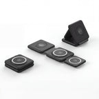 FlexCharge Trio Station 3-in-1 Foldable Magnetic Wireless Charger 15W - TrendsToLife