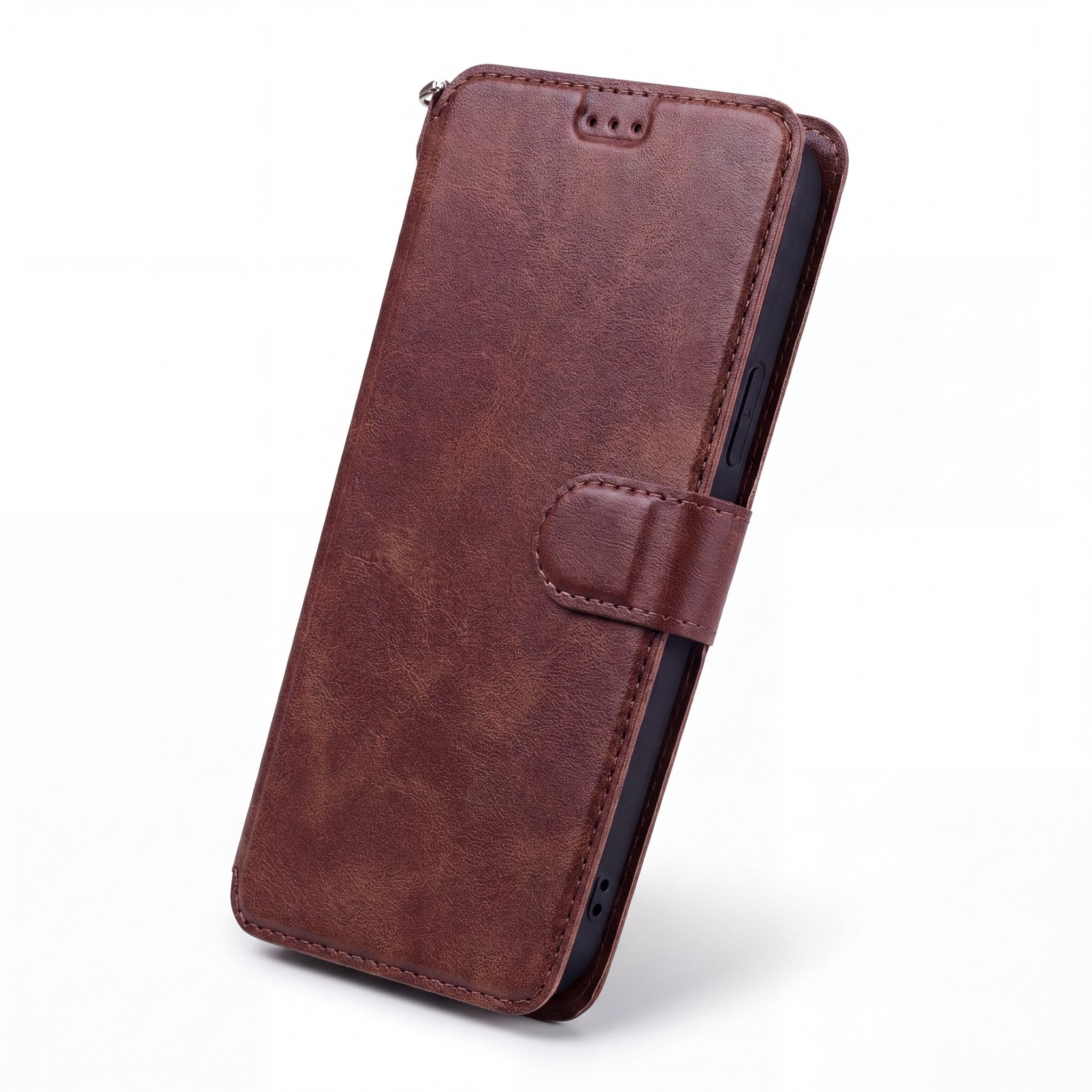 FlexCover Shockproof Leather Wallet Flip Case for iPhone 14–17 Series - TrendsToLife
