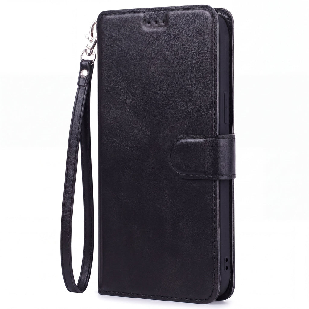 FlexCover Shockproof Leather Wallet Flip Case for iPhone 14–17 Series - TrendsToLife