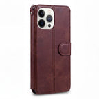 FlexCover Shockproof Leather Wallet Flip Case for iPhone 14–17 Series - TrendsToLife