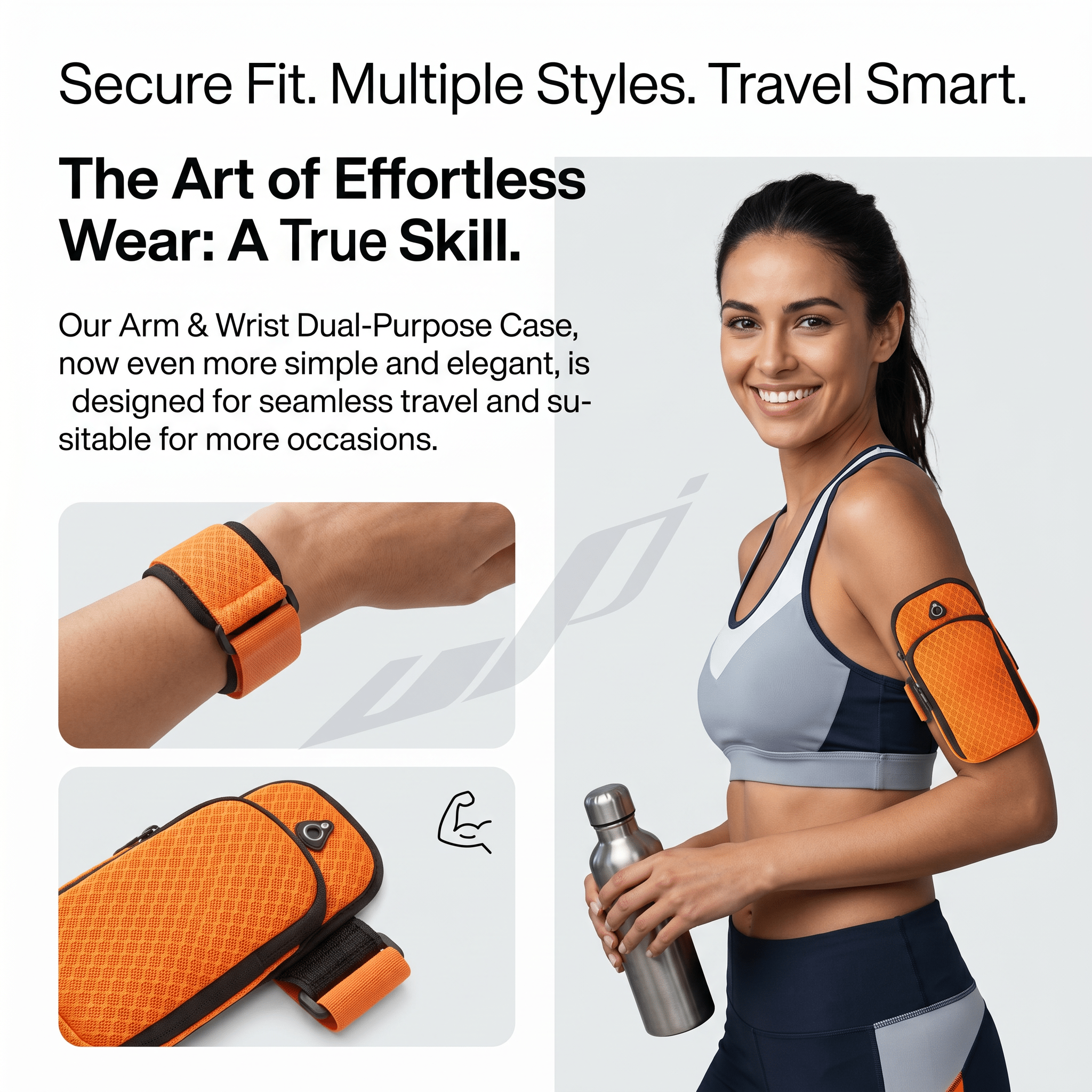 FlexRun Sports Armband – Running Phone Holder Armband – Universal Fit - TrendsToLife