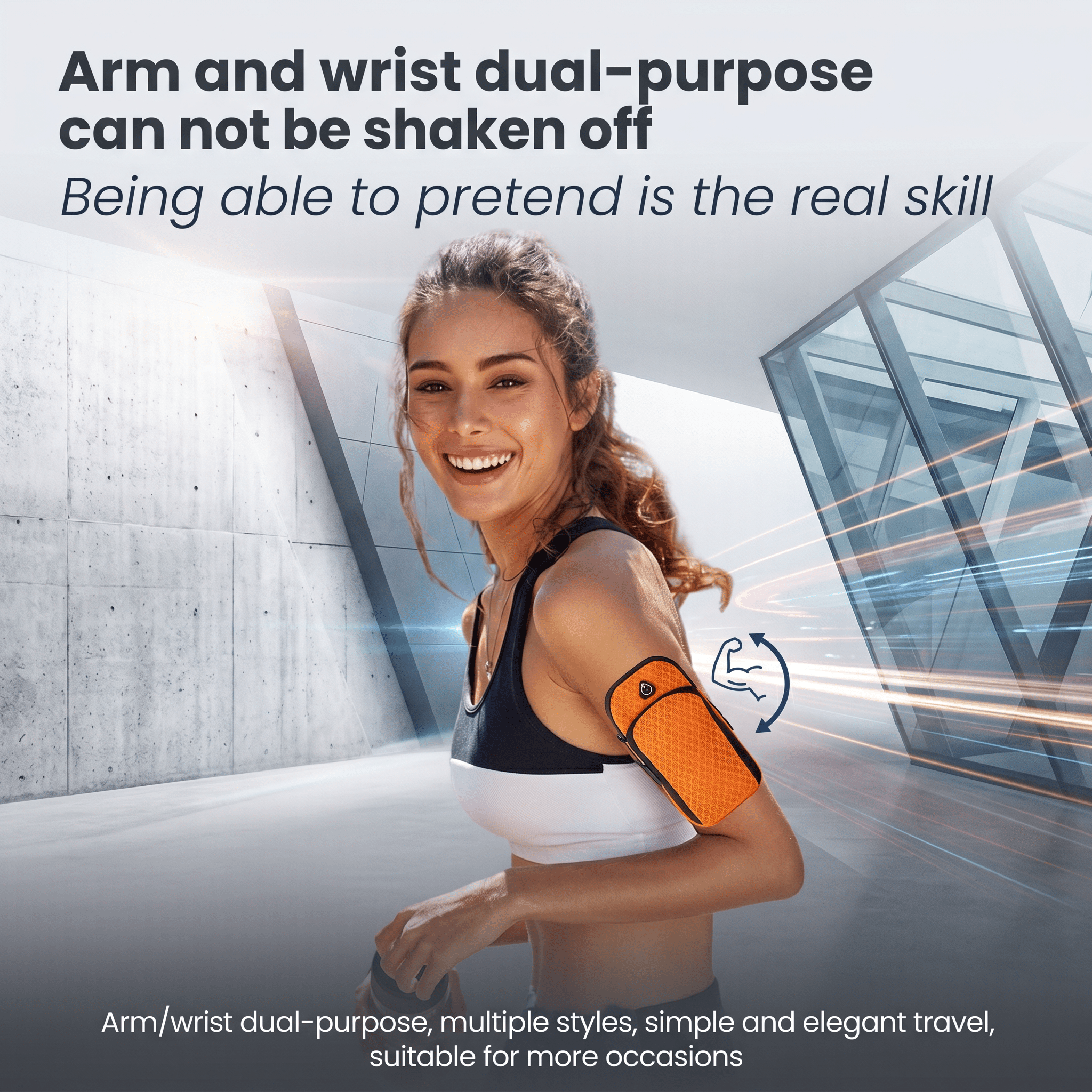 FlexRun Sports Armband – Running Phone Holder Armband – Universal Fit - TrendsToLife