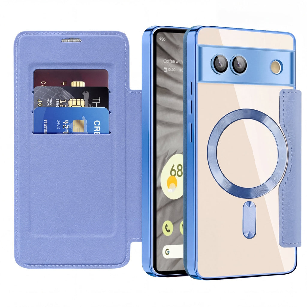 FlexStand Magnetic Leather Wallet Case for Google Pixel 7a–9 Pro XL - TrendsToLife