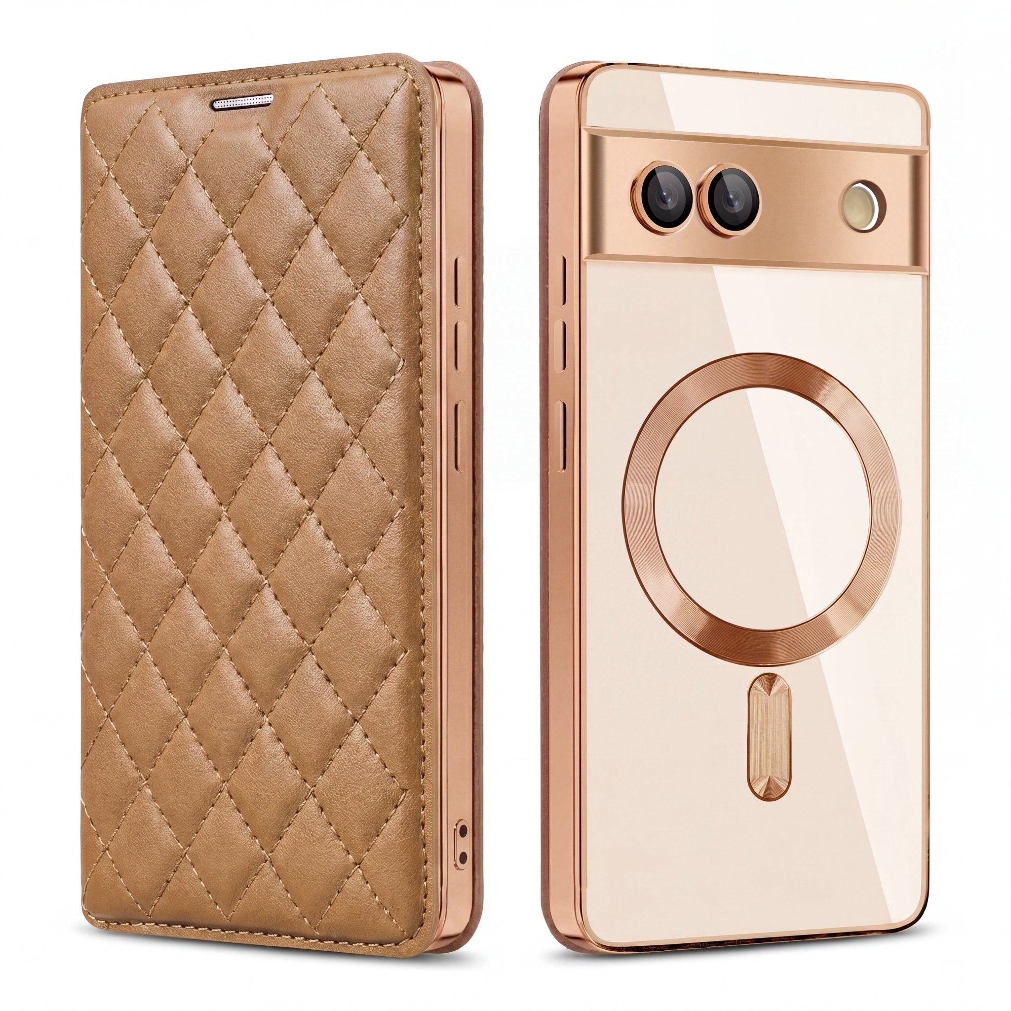 FlexStand Magnetic Leather Wallet Case for Google Pixel 7a–9 Pro XL - TrendsToLife