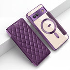 FlexStand Magnetic Leather Wallet Case for Google Pixel 7a–9 Pro XL - TrendsToLife