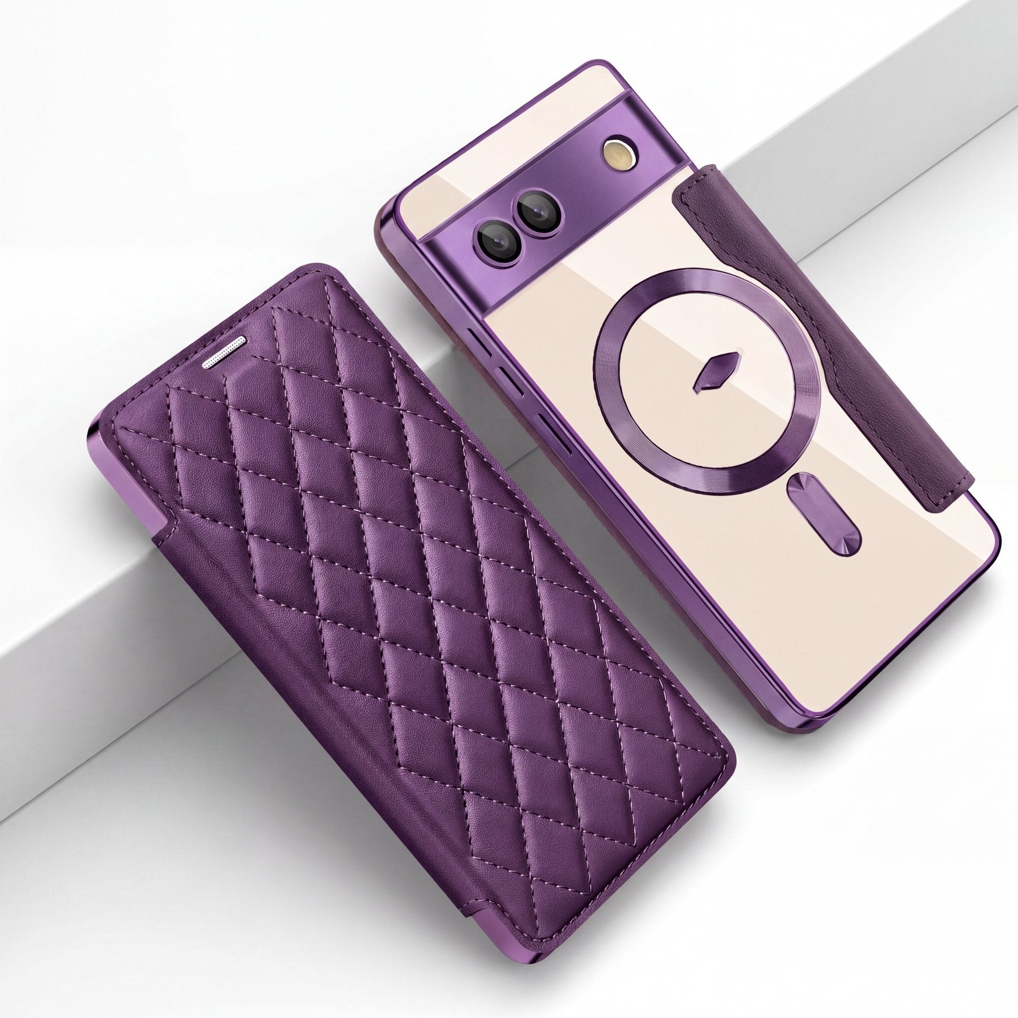 FlexStand Magnetic Leather Wallet Case for Google Pixel 7a–9 Pro XL - TrendsToLife