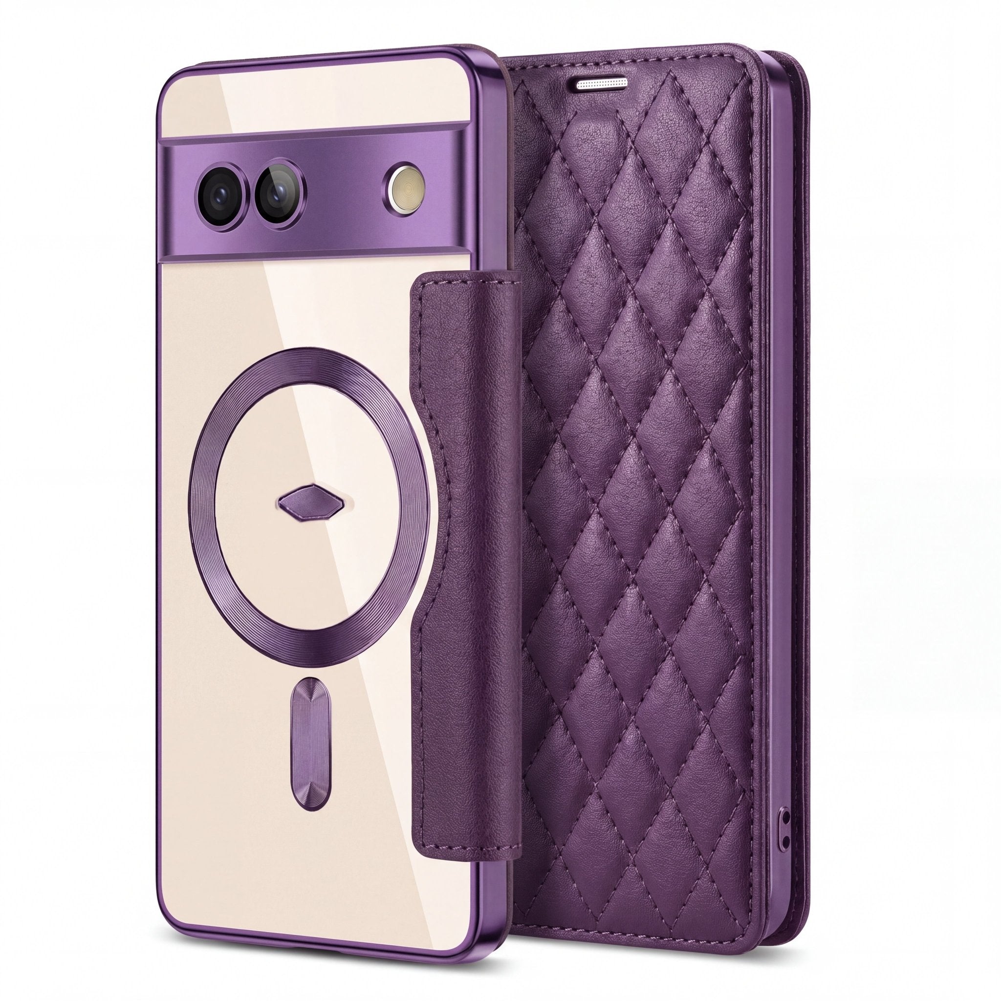 FlexStand Magnetic Leather Wallet Case for Google Pixel 7a–9 Pro XL - TrendsToLife
