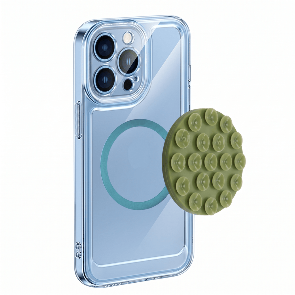 FlexStick Reusable Silicone Phone Grip with Strong Suction Pad - TrendsToLife