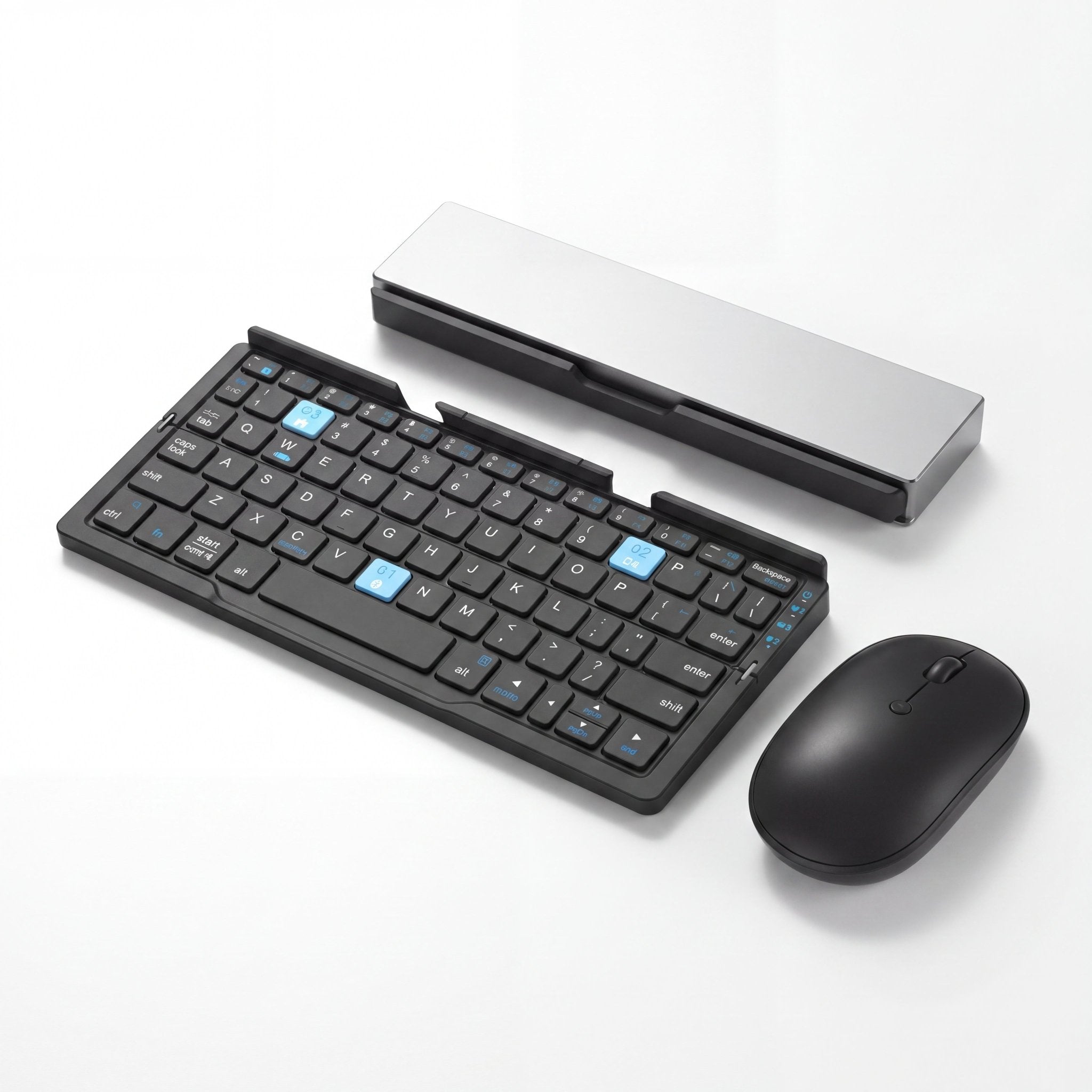FlexType Foldable Bluetooth Travel Keyboard with Integrated Stand - TrendsToLife