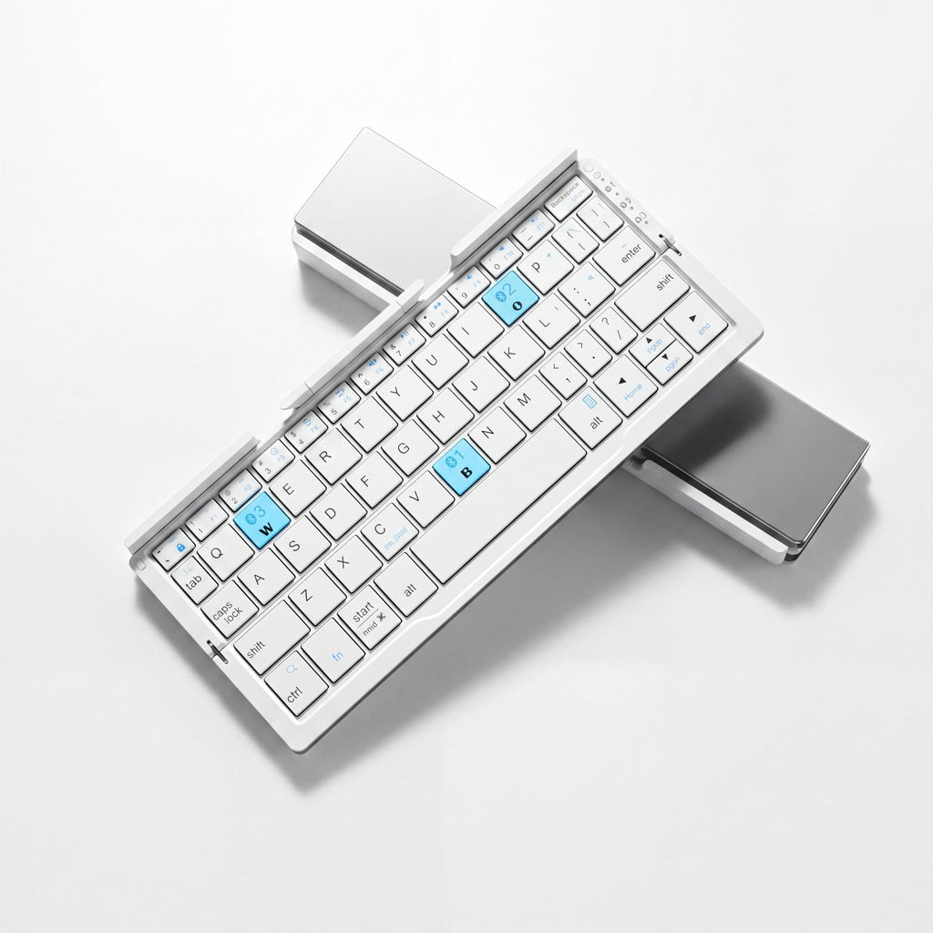 FlexType Foldable Bluetooth Travel Keyboard with Integrated Stand - TrendsToLife