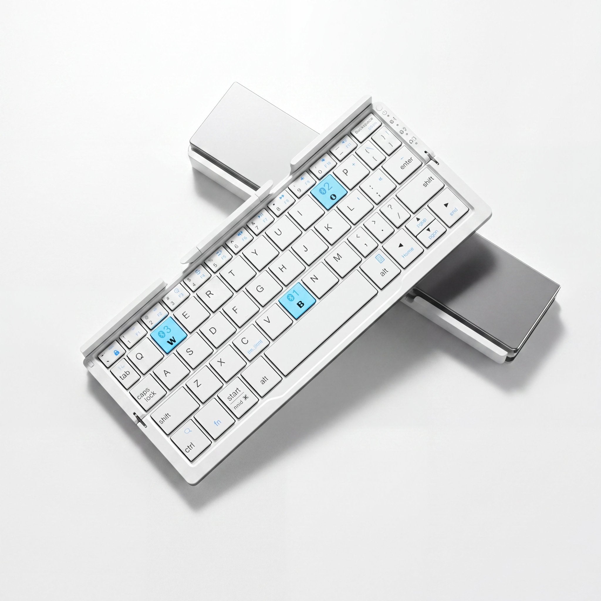FlexType Foldable Bluetooth Travel Keyboard with Integrated Stand - TrendsToLife