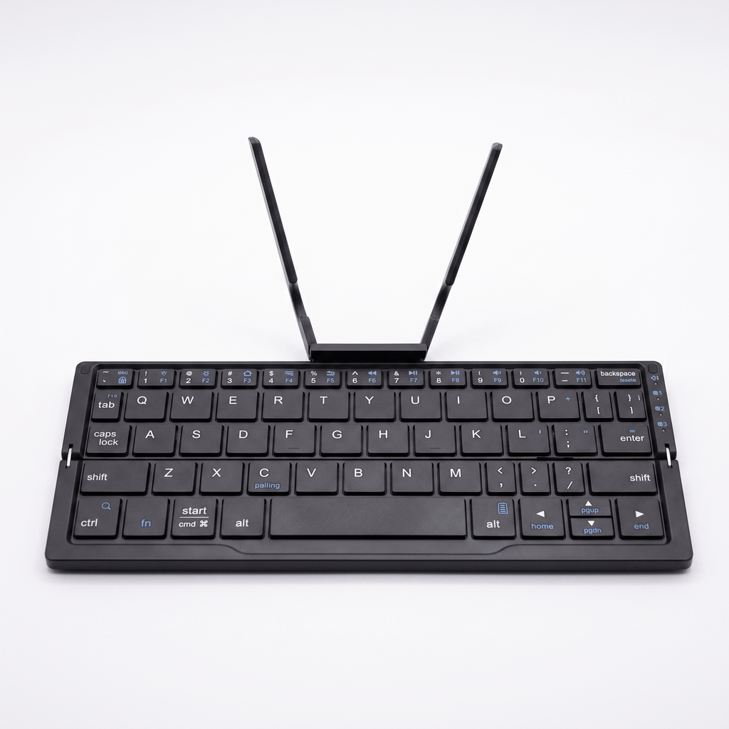 FlexType Foldable Bluetooth Travel Keyboard with Integrated Stand - TrendsToLife