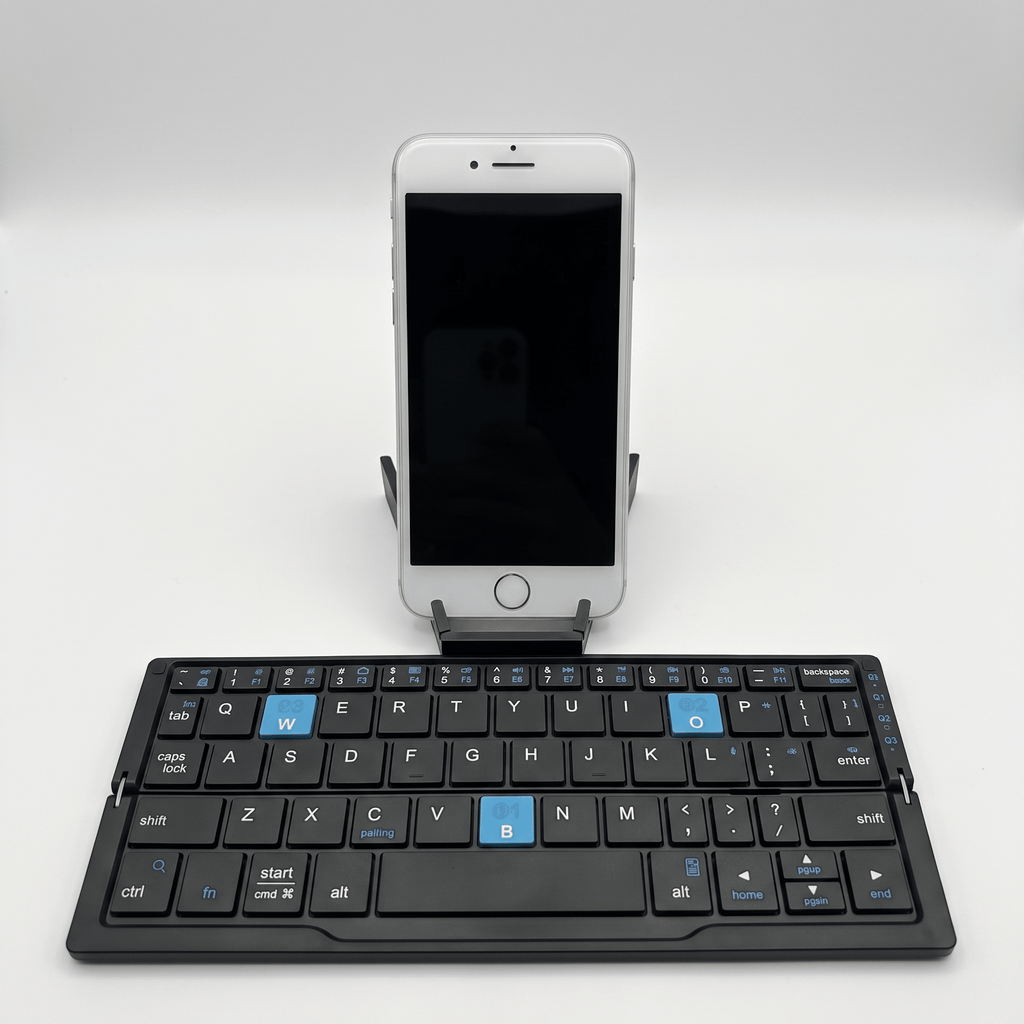 FlexType Foldable Bluetooth Travel Keyboard with Integrated Stand - TrendsToLife