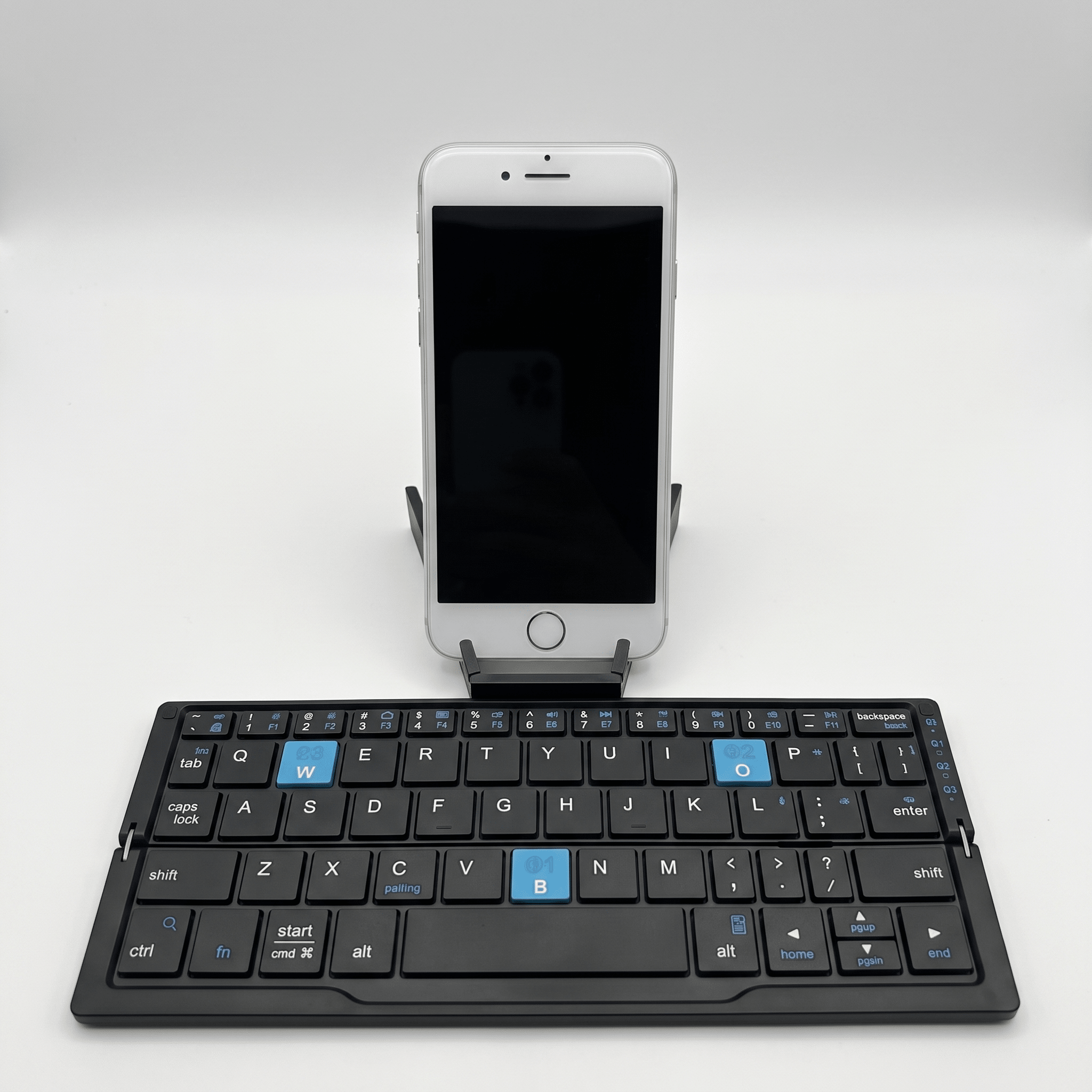 FlexType Foldable Bluetooth Travel Keyboard with Integrated Stand - TrendsToLife