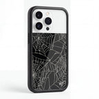 Floral Art Acrylic Hard Cover Case for iPhone 13–17 Pro Max - TrendsToLife