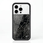 Floral Art Acrylic Hard Cover Case for iPhone 13–17 Pro Max - TrendsToLife