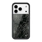 Floral Art Acrylic Hard Cover Case for iPhone 13–17 Pro Max - TrendsToLife