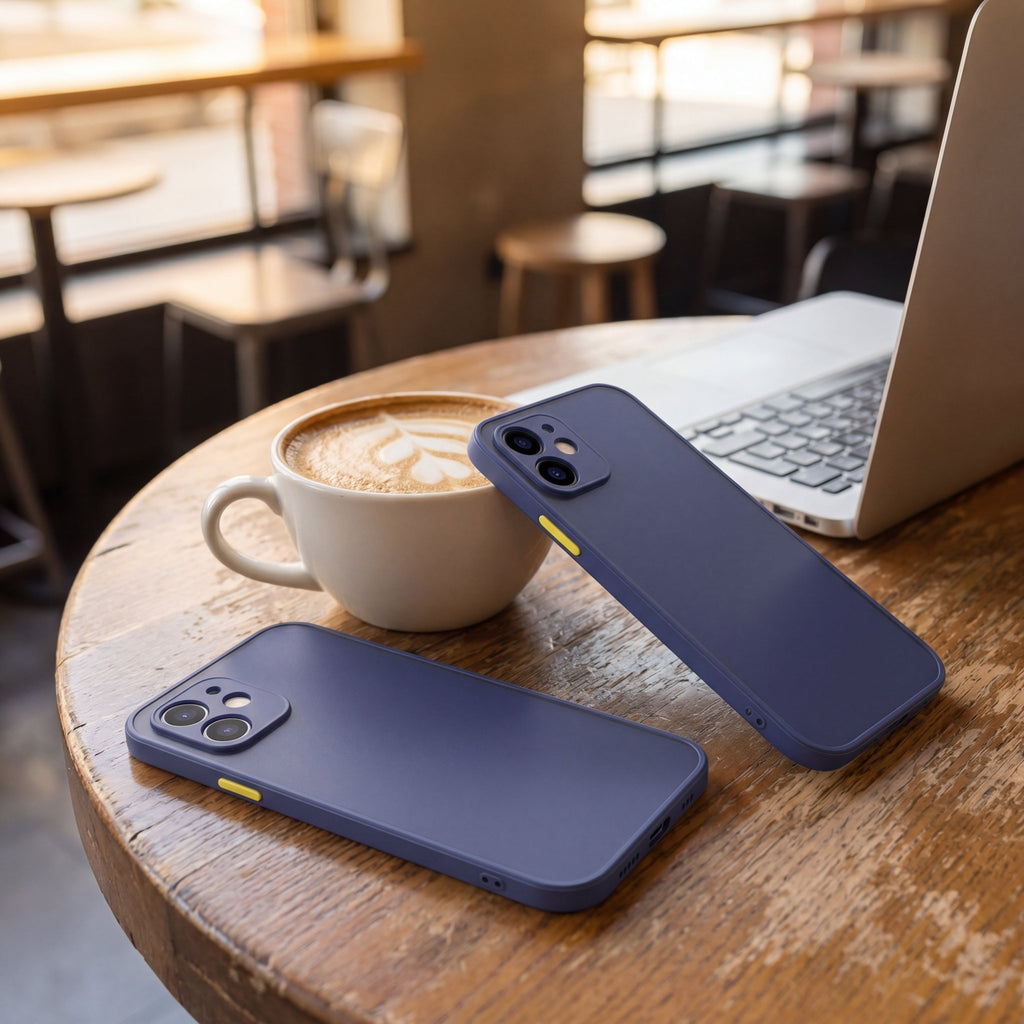 FrostGuard iPhone Case – Frosted Shockproof Cover for iPhone 13–15 Series - TrendsToLife