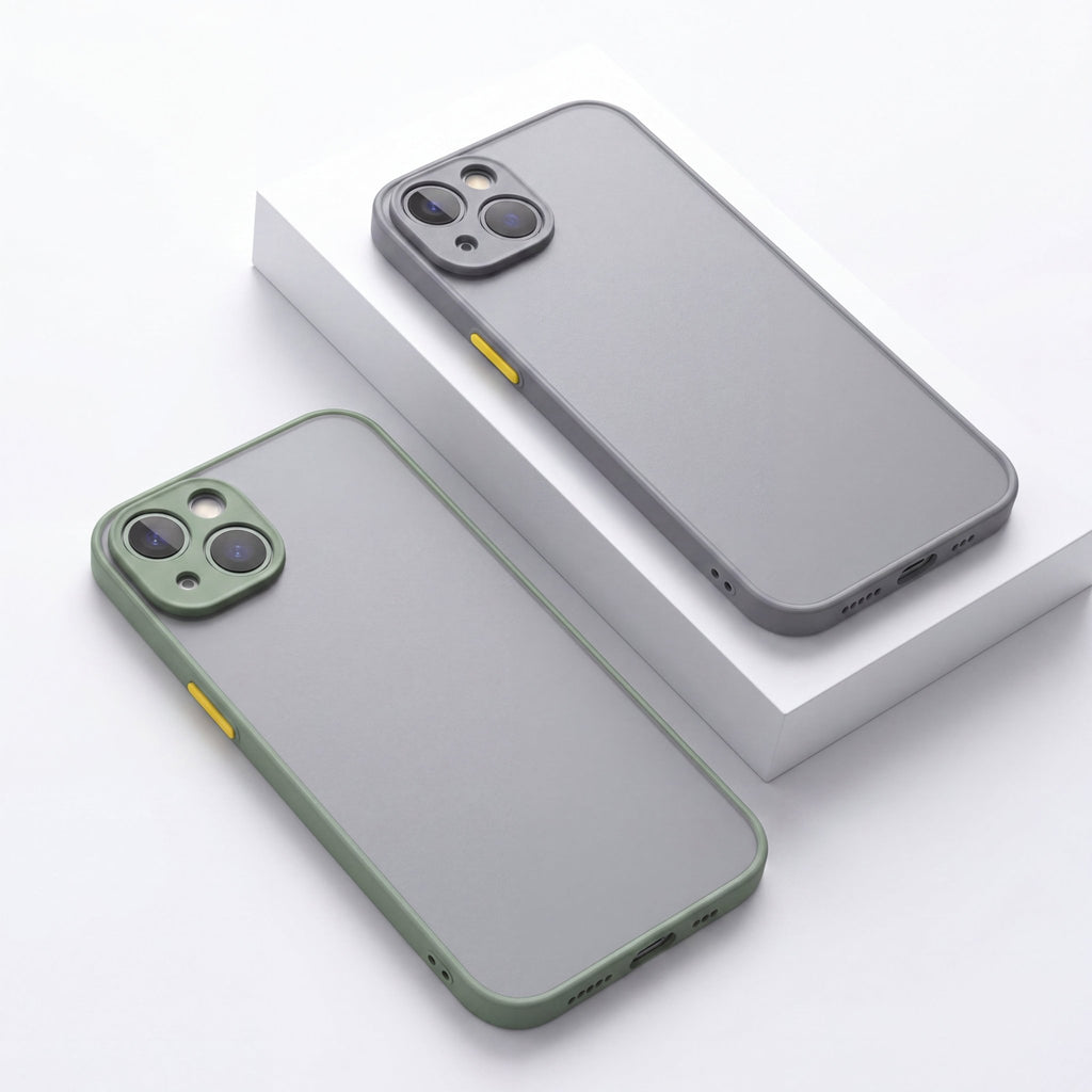 FrostGuard iPhone Case – Frosted Shockproof Cover for iPhone 13–15 Series - TrendsToLife