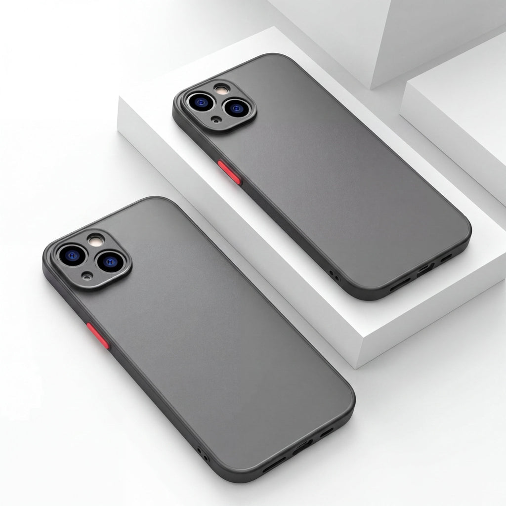 FrostGuard iPhone Case – Frosted Shockproof Cover for iPhone 13–15 Series - TrendsToLife