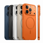 FrostGuard MagSafe Frosted Glass Case for iPhone 13–17 Series – Shockproof Protection - TrendsToLife
