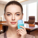 GlowFreeze Silicone Ice Face Roller for Skincare and Facial Massage - TrendsToLife