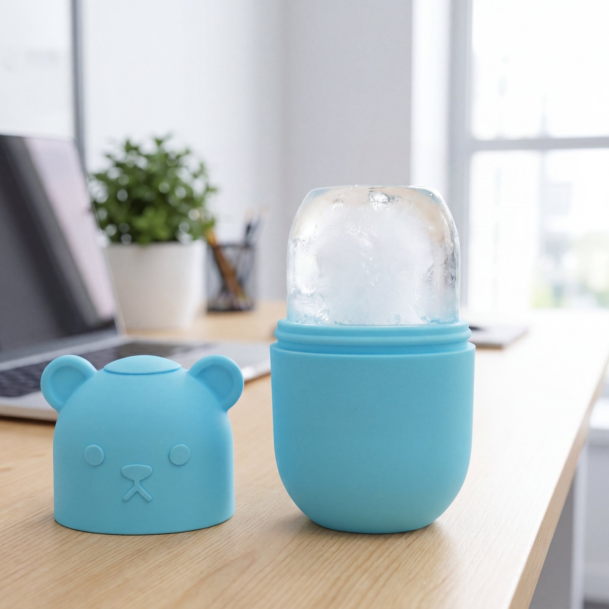 GlowFreeze Silicone Ice Face Roller for Skincare and Facial Massage - TrendsToLife