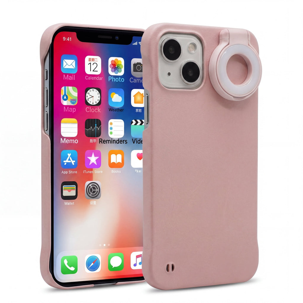 GlowRing LED Selfie Ring Light Case for iPhone 12–17 Series - TrendsToLife