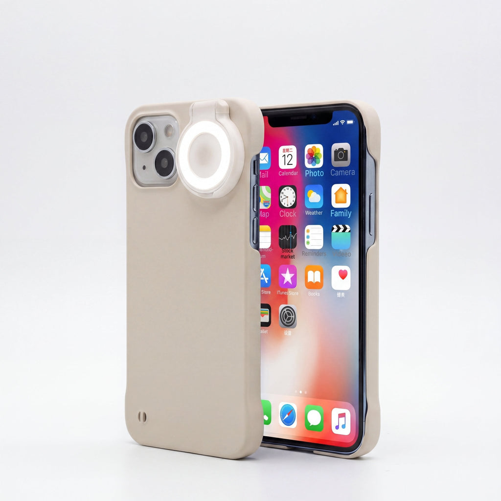GlowRing LED Selfie Ring Light Case for iPhone 12–17 Series - TrendsToLife