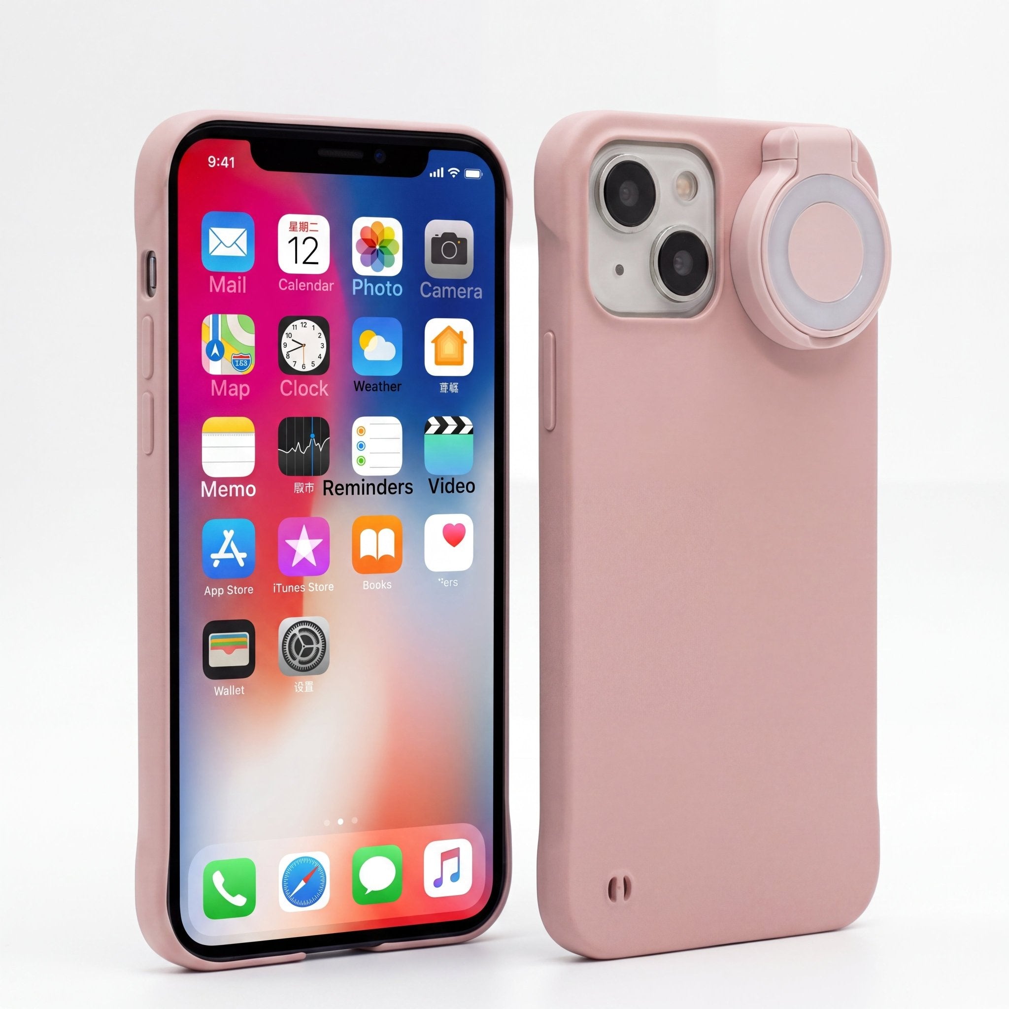 GlowRing LED Selfie Ring Light Case for iPhone 12–17 Series - TrendsToLife