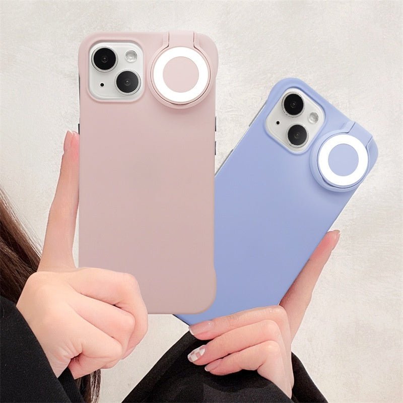 GlowRing LED Selfie Ring Light Case for iPhone 12–17 Series - TrendsToLife