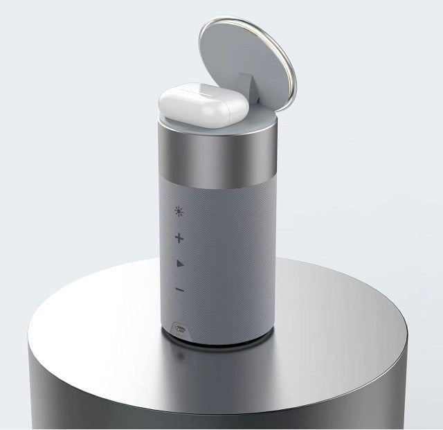 GlowSound Wireless Charger – Bluetooth Speaker & Touch Lamp 3-in-1 - TrendsToLife