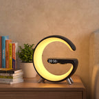 GlowSync Smart LED Lamp with Bluetooth Speaker and Wireless Charger - TrendsToLife