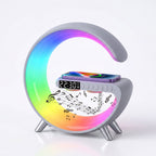 GlowSync Smart LED Lamp with Bluetooth Speaker and Wireless Charger - TrendsToLife