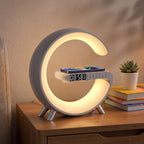 GlowSync Smart LED Lamp with Bluetooth Speaker and Wireless Charger - TrendsToLife
