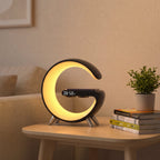 GlowWave Smart LED Lamp with Bluetooth Speaker and Wireless Charger - TrendsToLife