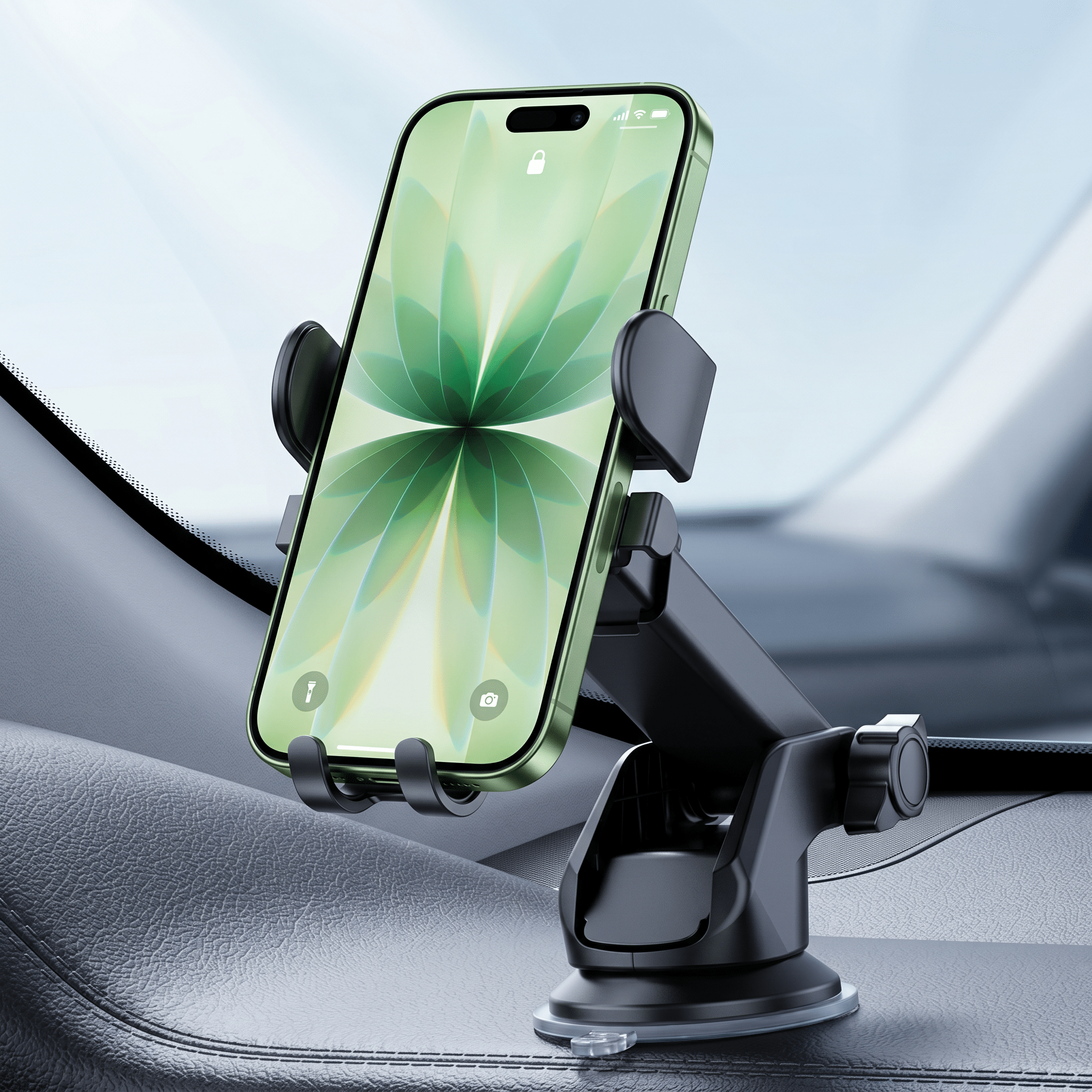 GripHold Car Mount – Suction Cup Dashboard & Air Vent Phone Holder – Universal - TrendsToLife